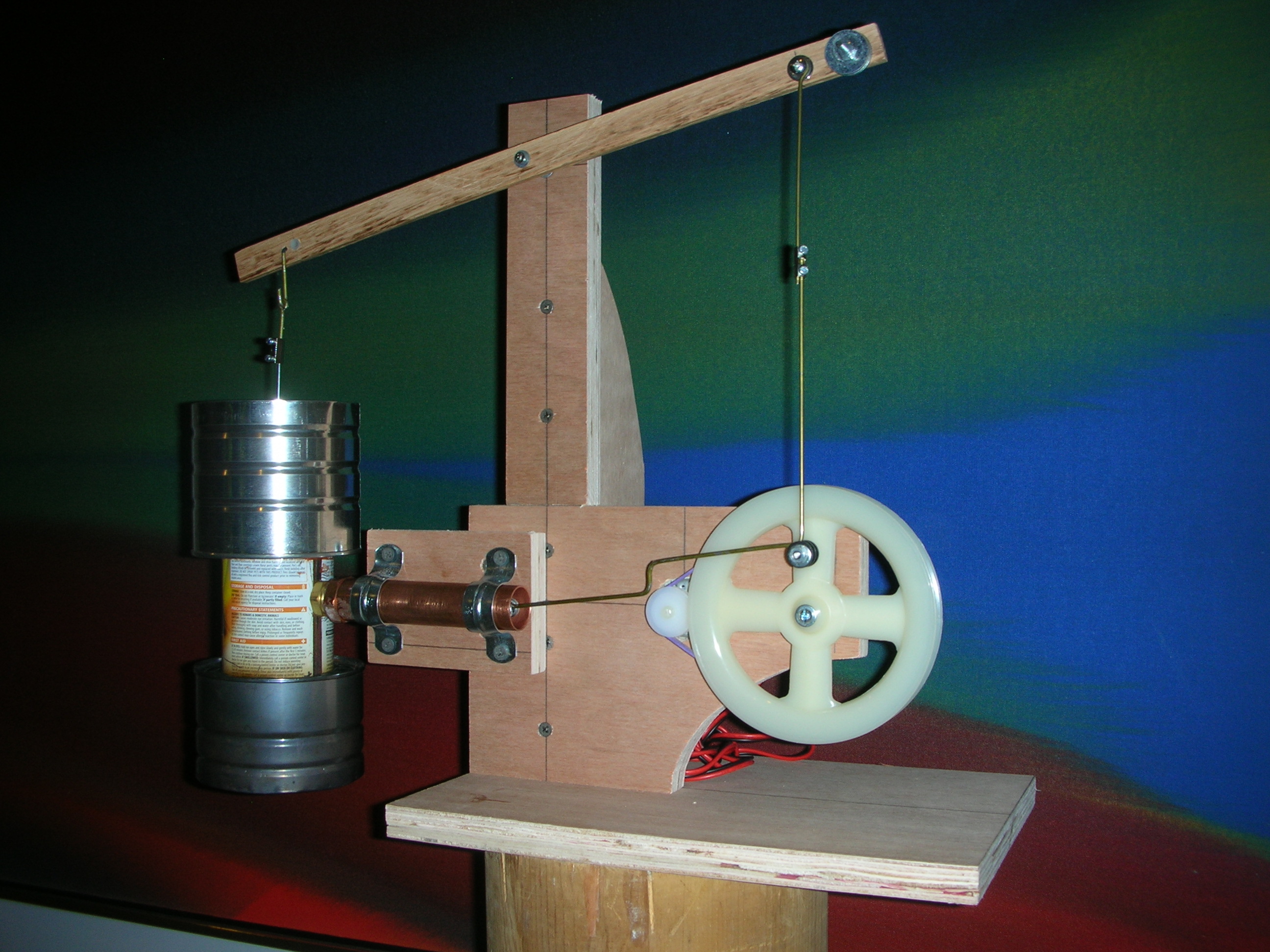 A Working, Old-Timey Stirling Engine - Hand Tools Only!