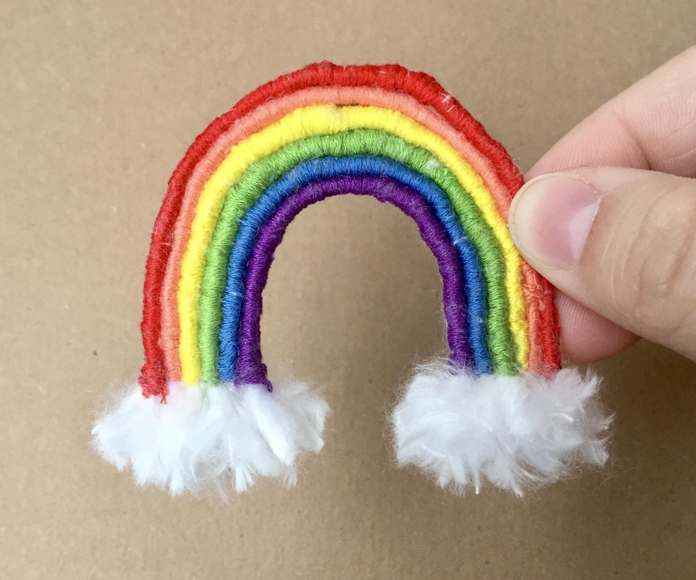 Mini Floss Wrapped Rainbow