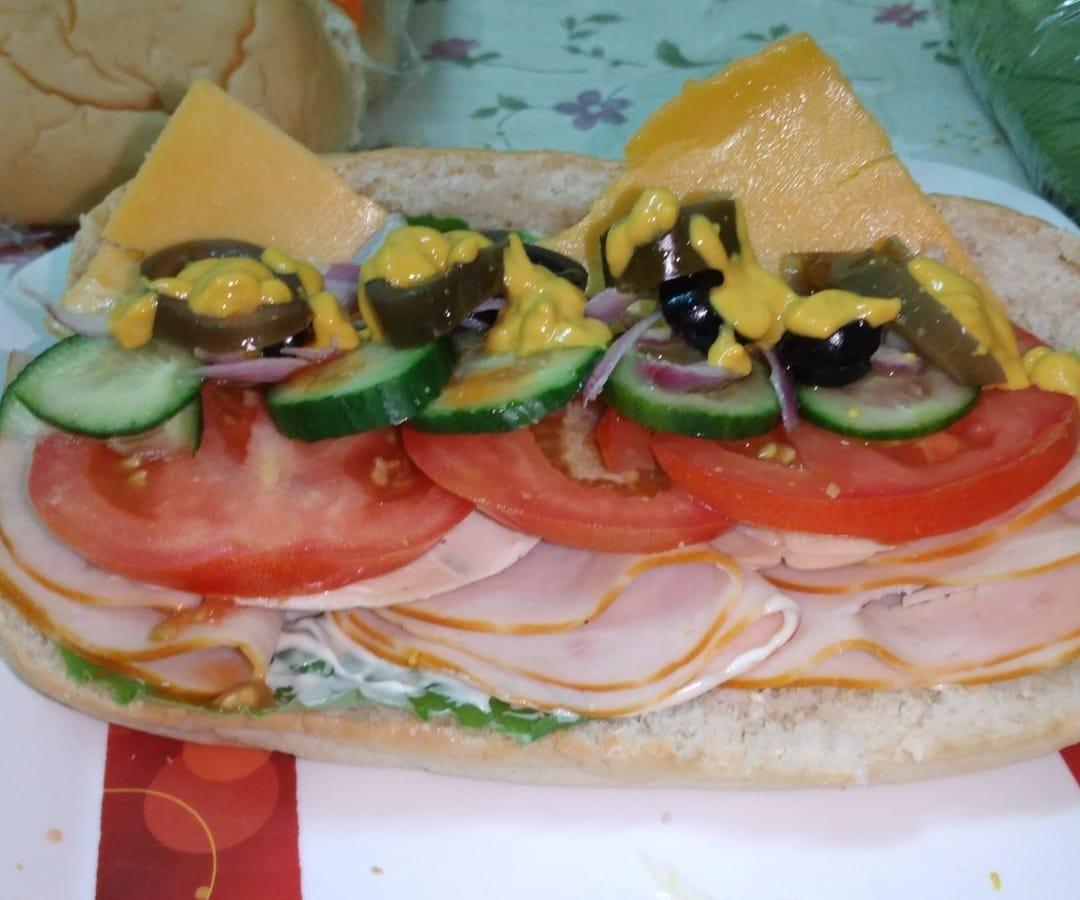 TURKEY CHICKEN SHOOTER SANDWICH