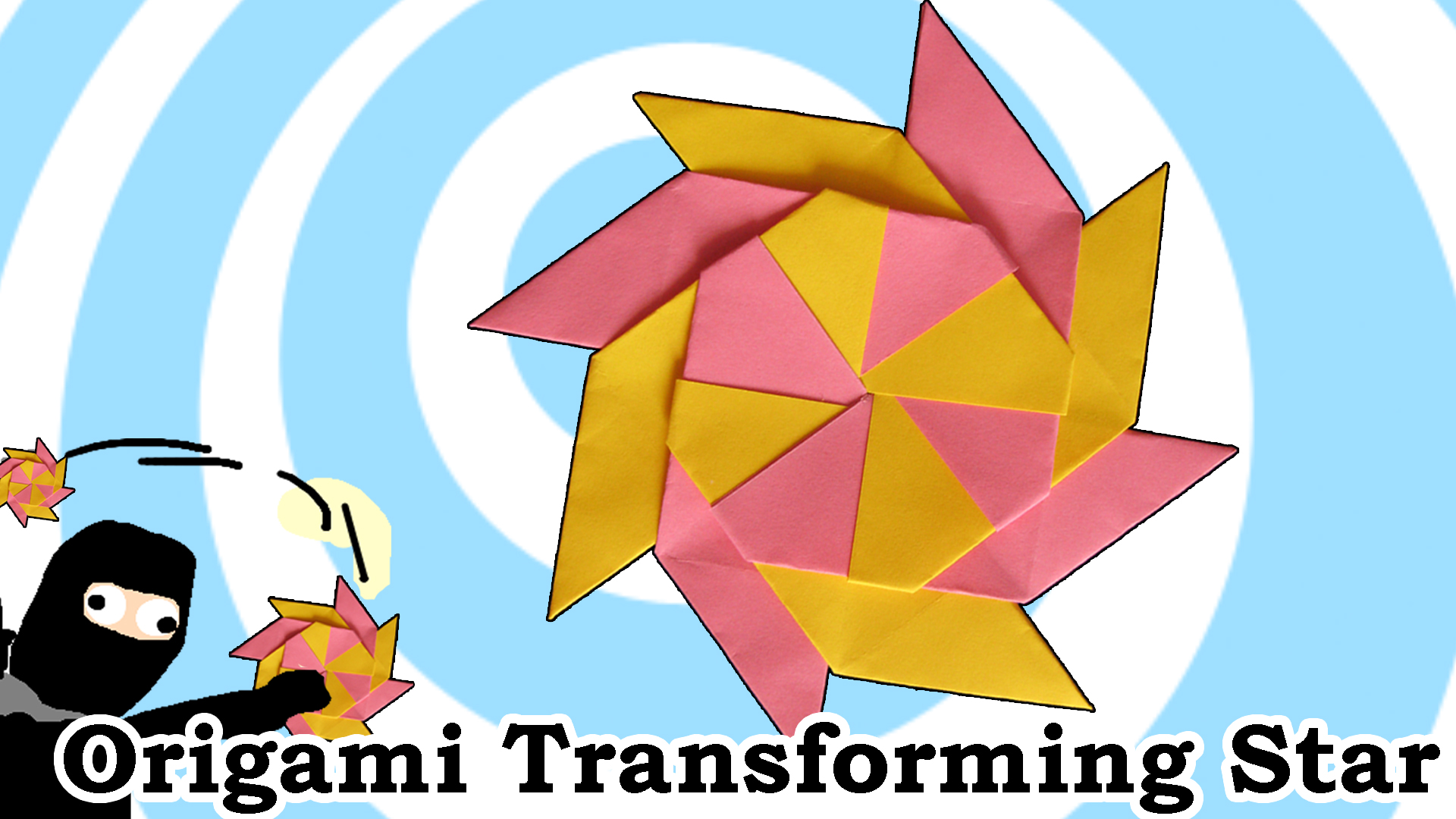 Origami Transforming Ninja Star