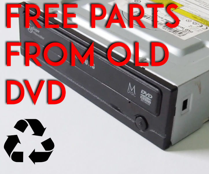 How to Salvage a DVD Drive for Free Parts