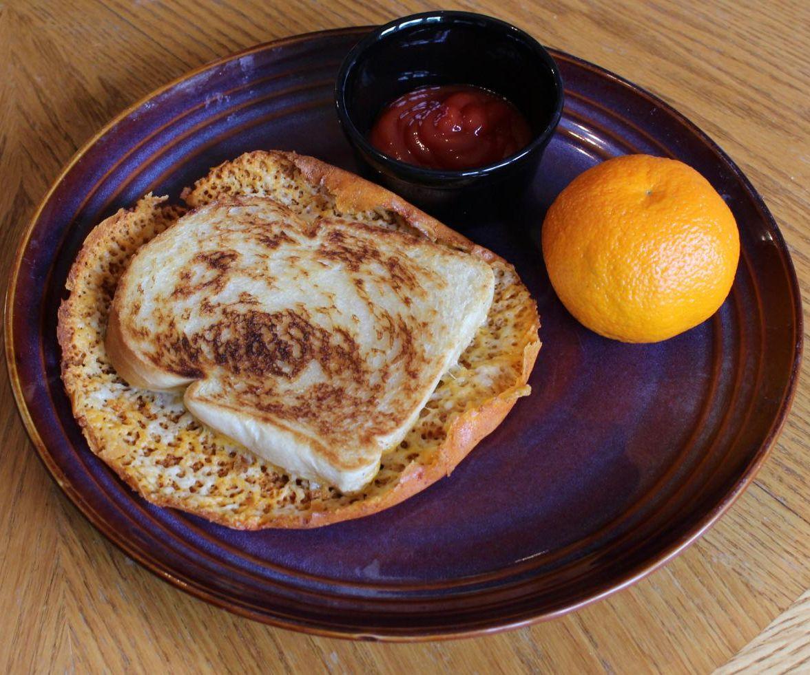 Extreme Cheese Ring Grilled Cheese
