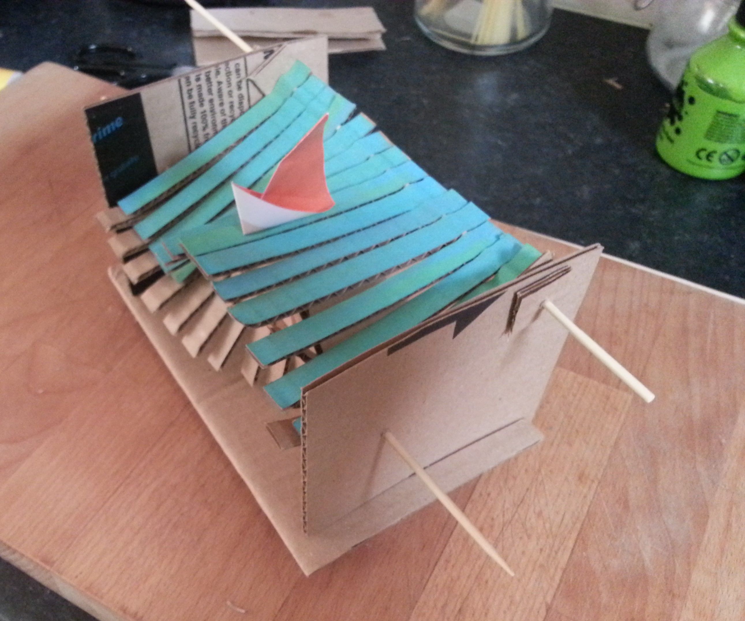 Cardboard Mechanical Wave Toy