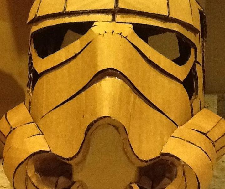 Cardboard Stormtrooper Helmet