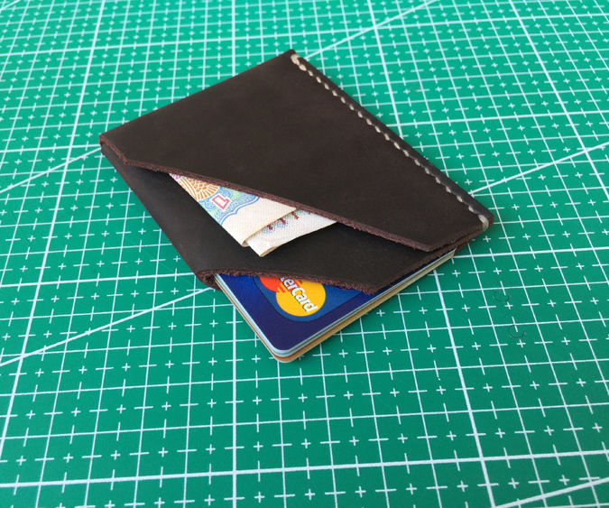 Make a Slim Leather Wallet