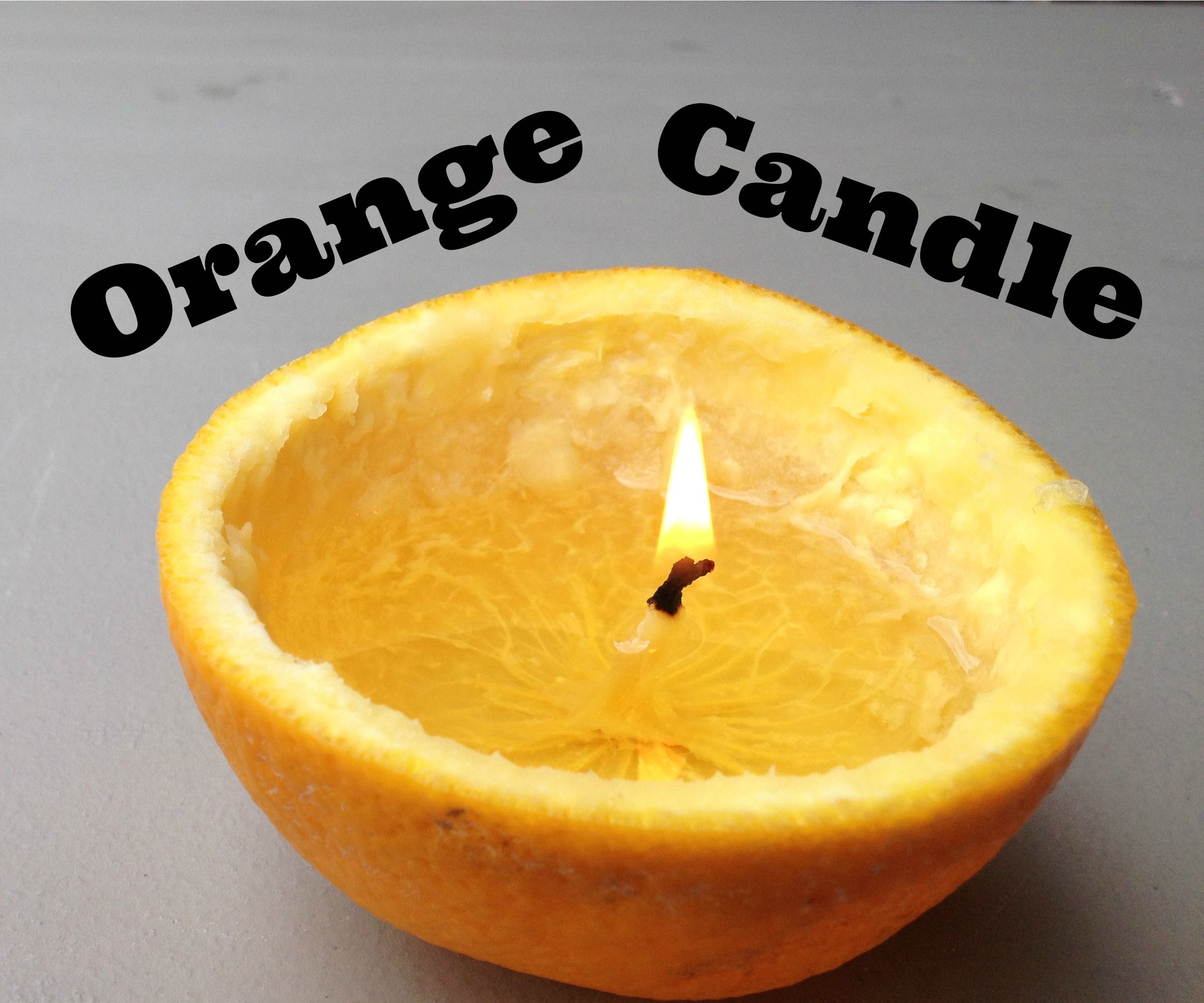 Turn an Orange Into a Candle! 