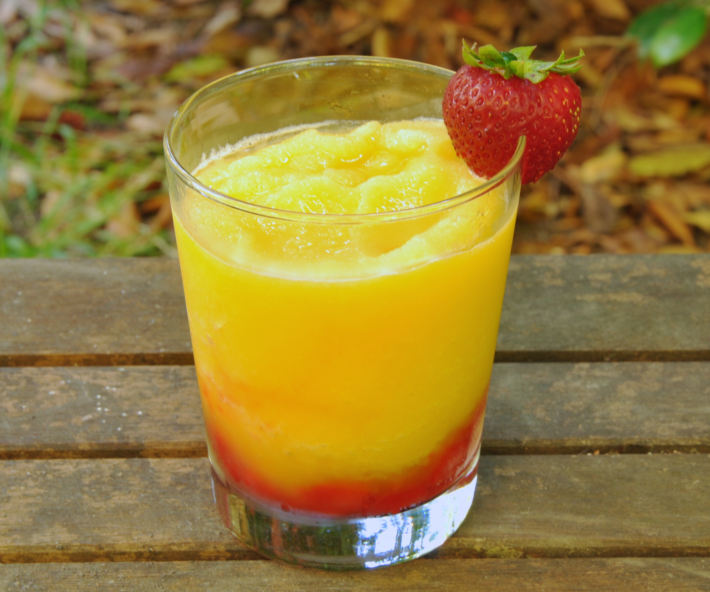 Frozen Mango Strawberry Cocktail