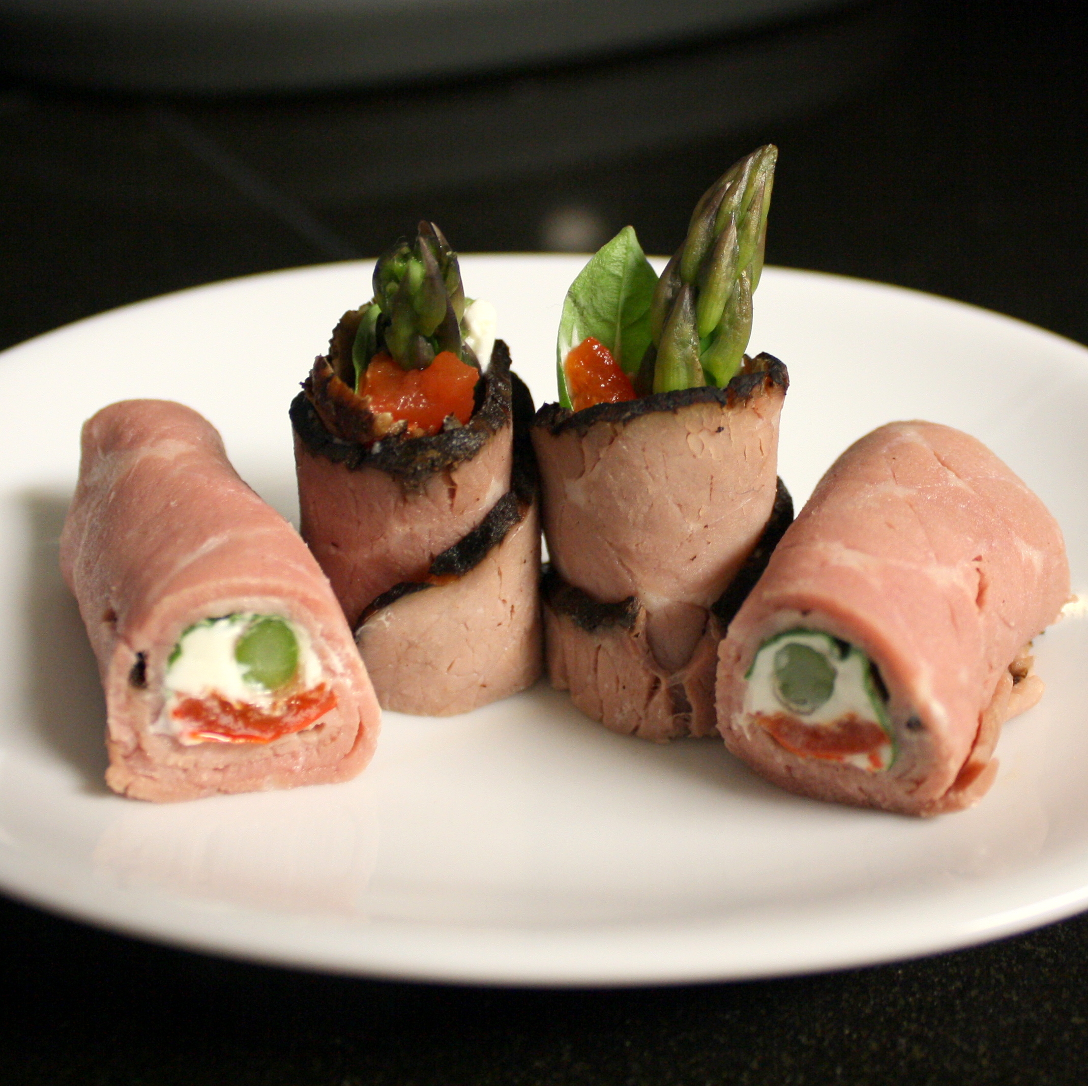 Finger Sandwiches: Meat Roll-Ups