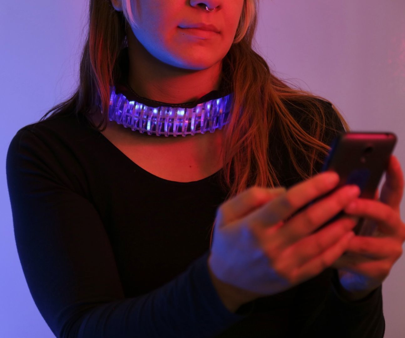 Bluetooth Controlled LED Wearable With Intel Edison