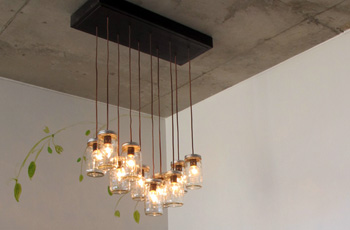 Mason Jar Chandelier