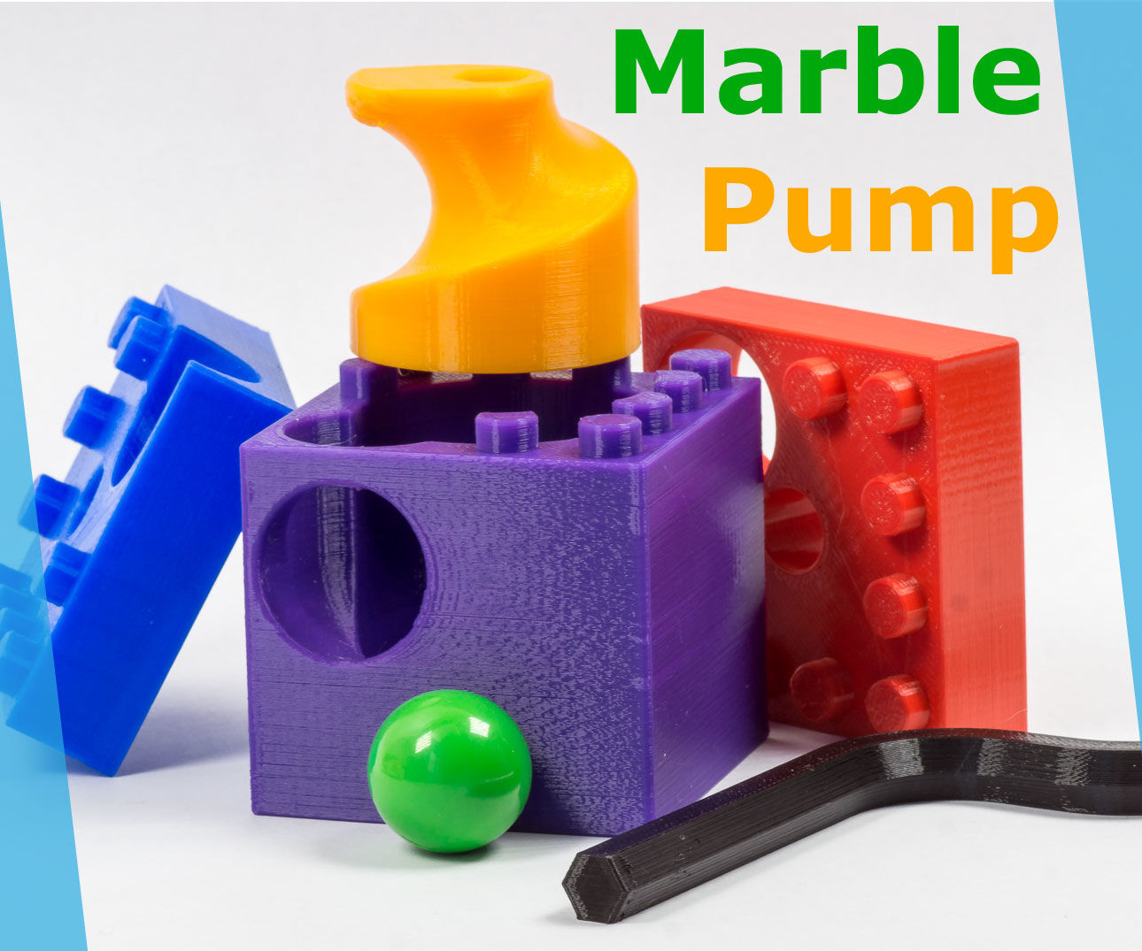 How I Designed a Marble Pump - 3D-printable and Lego Compatible