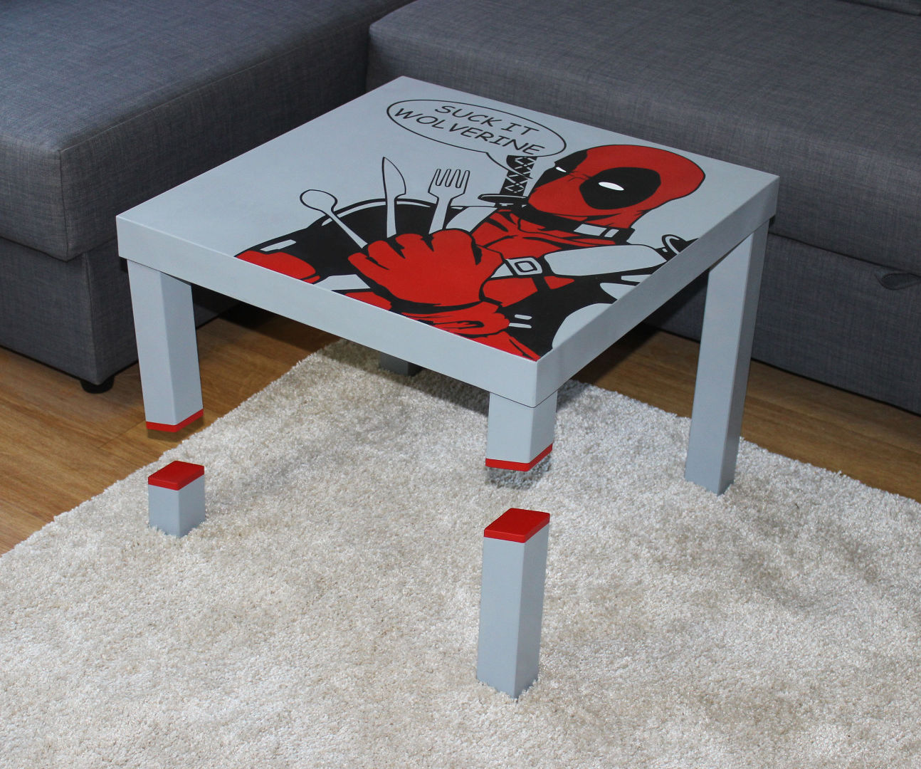 Sliced Deadpool LACK Table 2.0