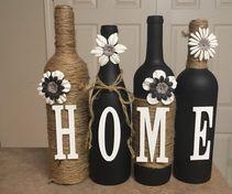 Simple Bottle Art With Spray Paint