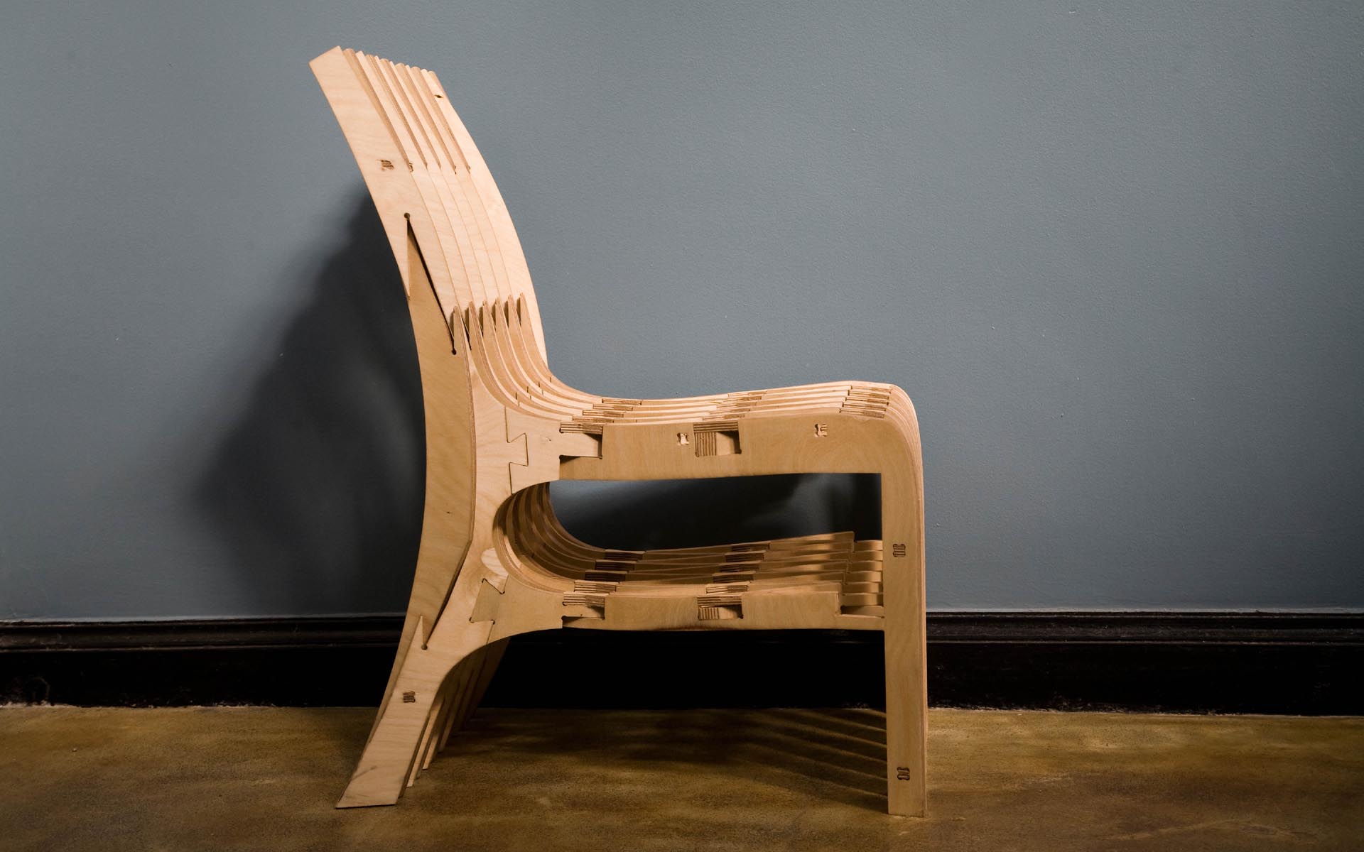 CNC Scissor Chair (Plywood)