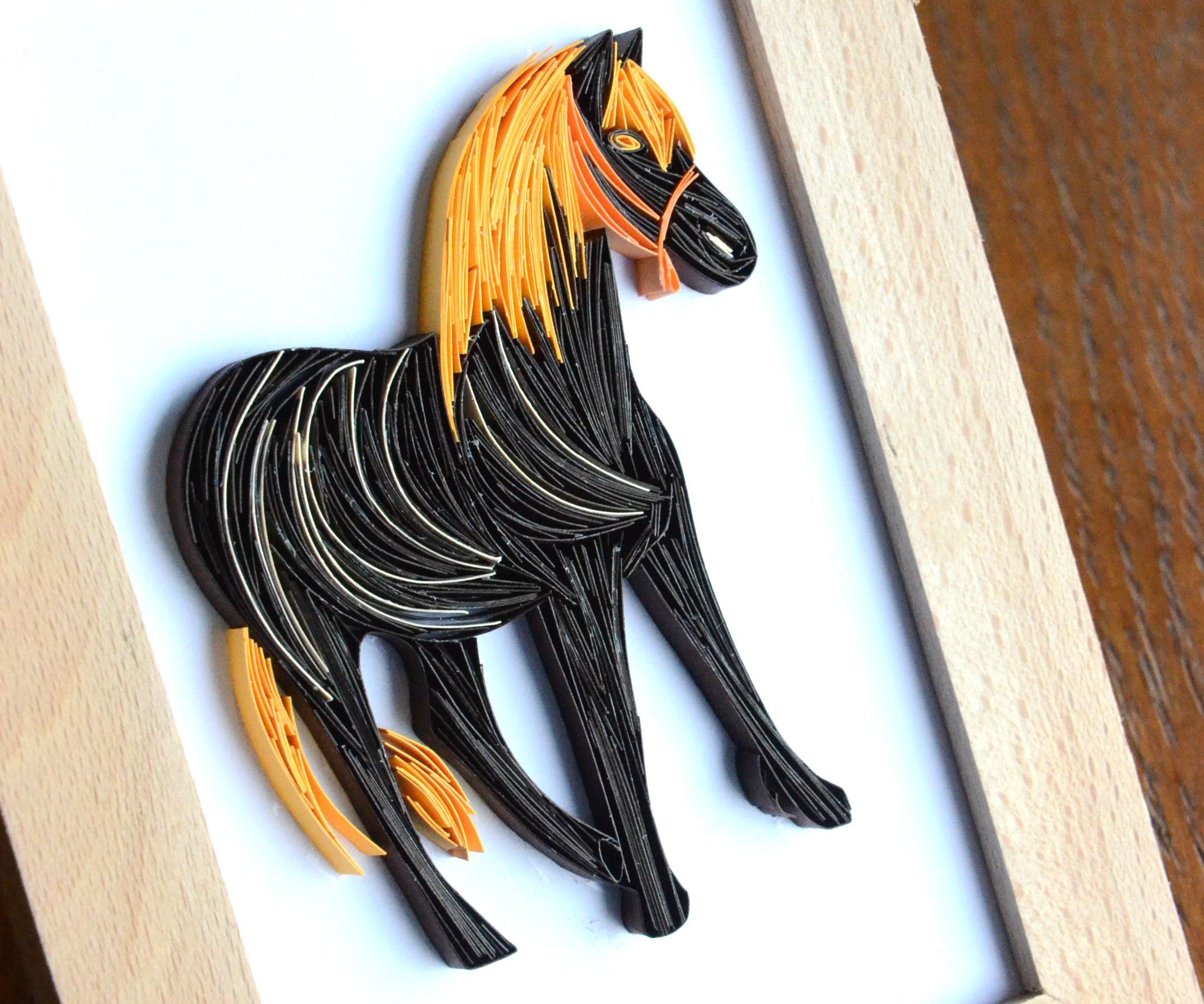 Paper Quilling Horse