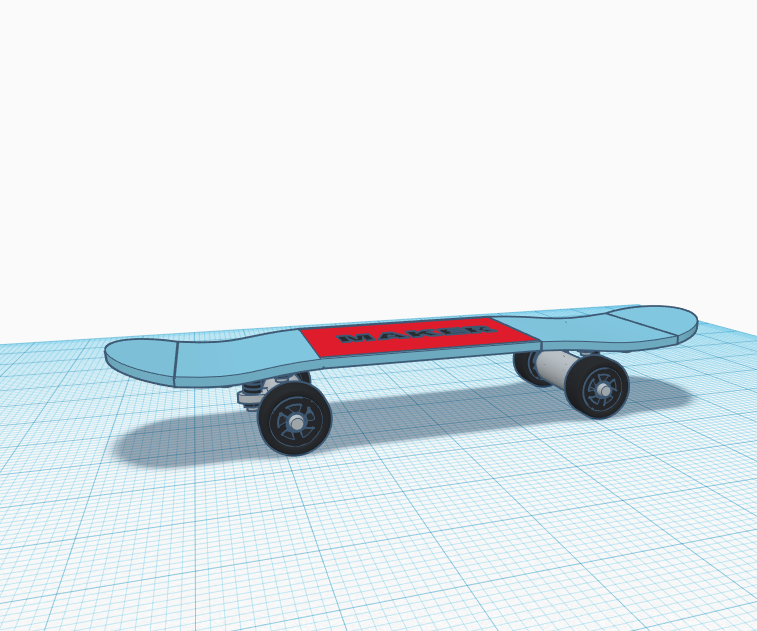 A Fast Long Skateboard