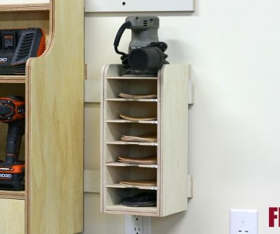 Sandpaper Disc Storage Rack