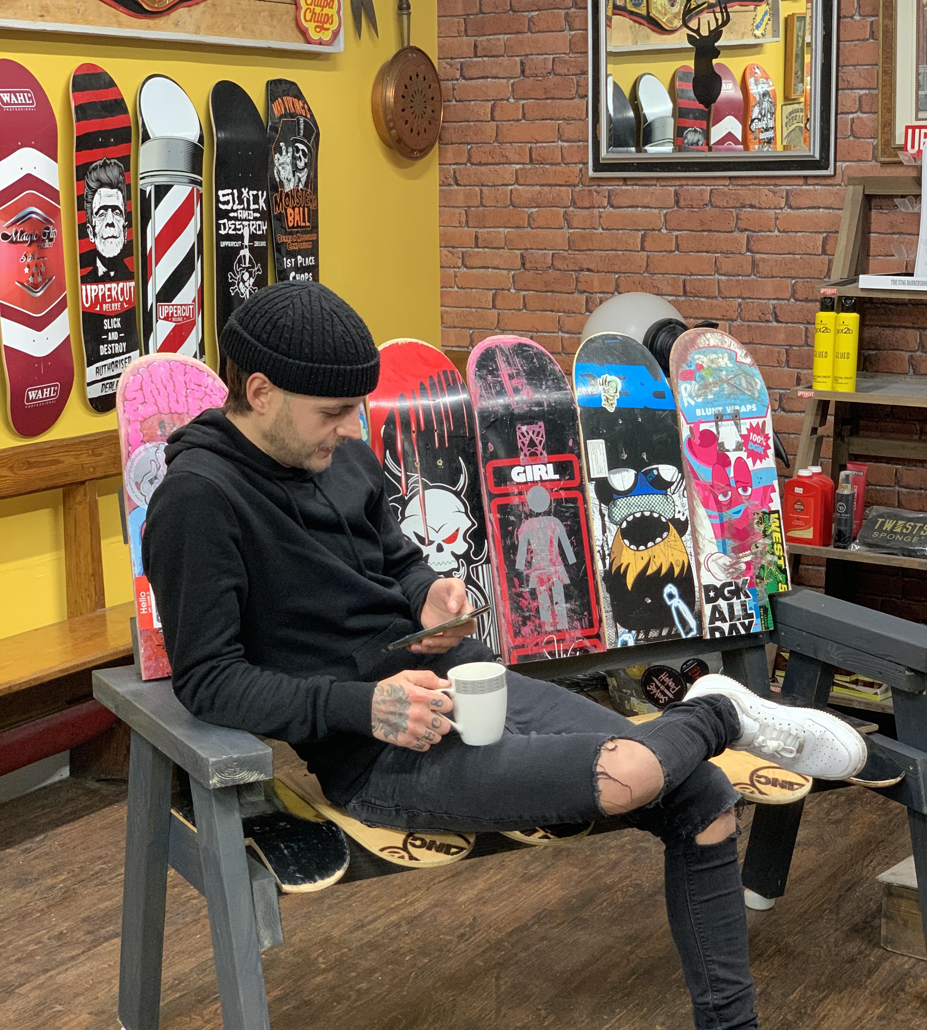 Skateboard Bench