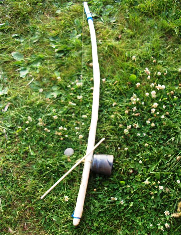 Make and Play a Berimbau (Brazilian Music Bow Instrument) on a Campsite