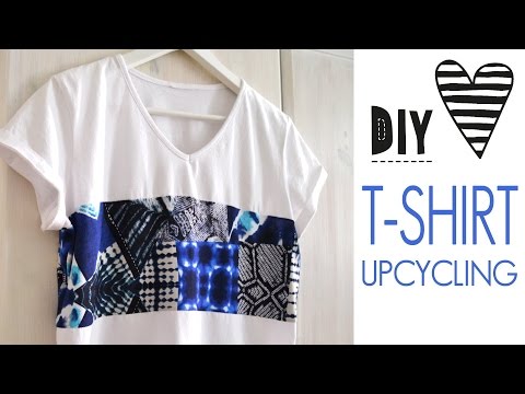 &amp;hearts; DIY Upcycling T-Shirt - Pinterest Inspired | quick &amp;amp; easy | how to | sewing tutorial