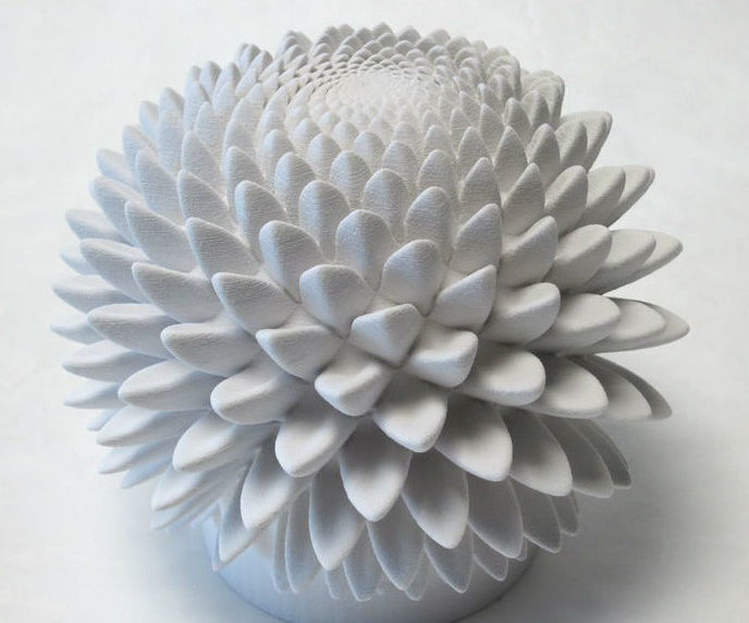 Blooms:  Phi-Based Strobe Animated Sculptures