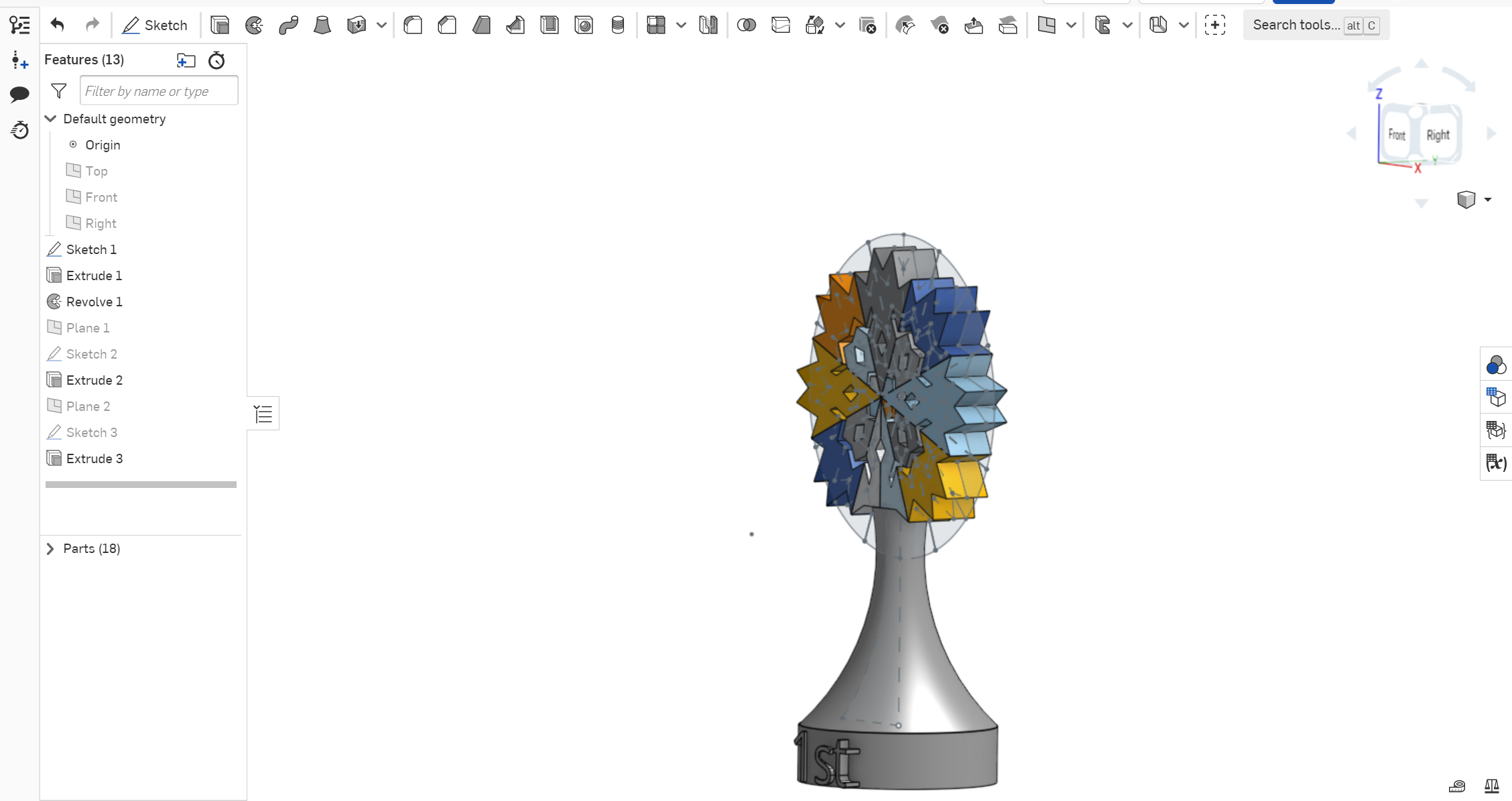 2FloresAngel3dPrintedSnowflakeTrophy - step 2 _ Part Studio 1 - Google Chrome 12_5_2022 6_39_22 PM.png