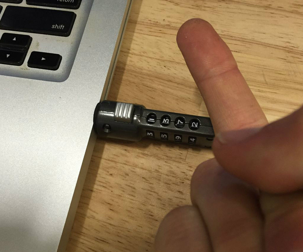 Opening a Stuck Laptop Lock