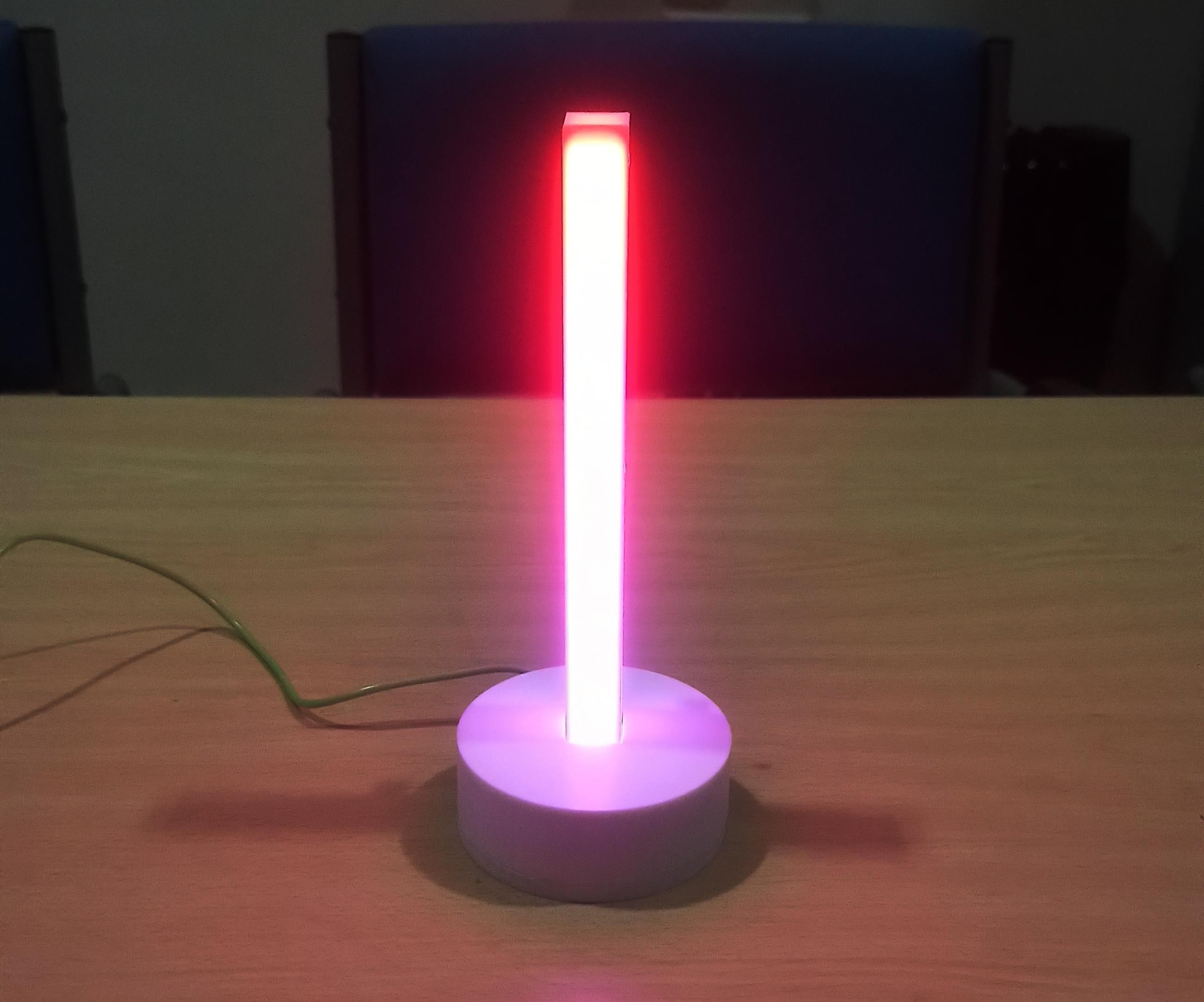 Alexa RGB LEDs (WS2812B) Rainbow Light With 3D Case