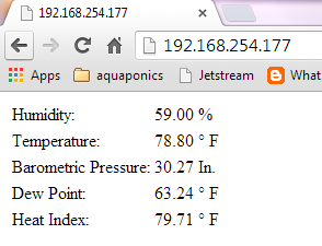 The Super Simple Arduino Weather Web Server