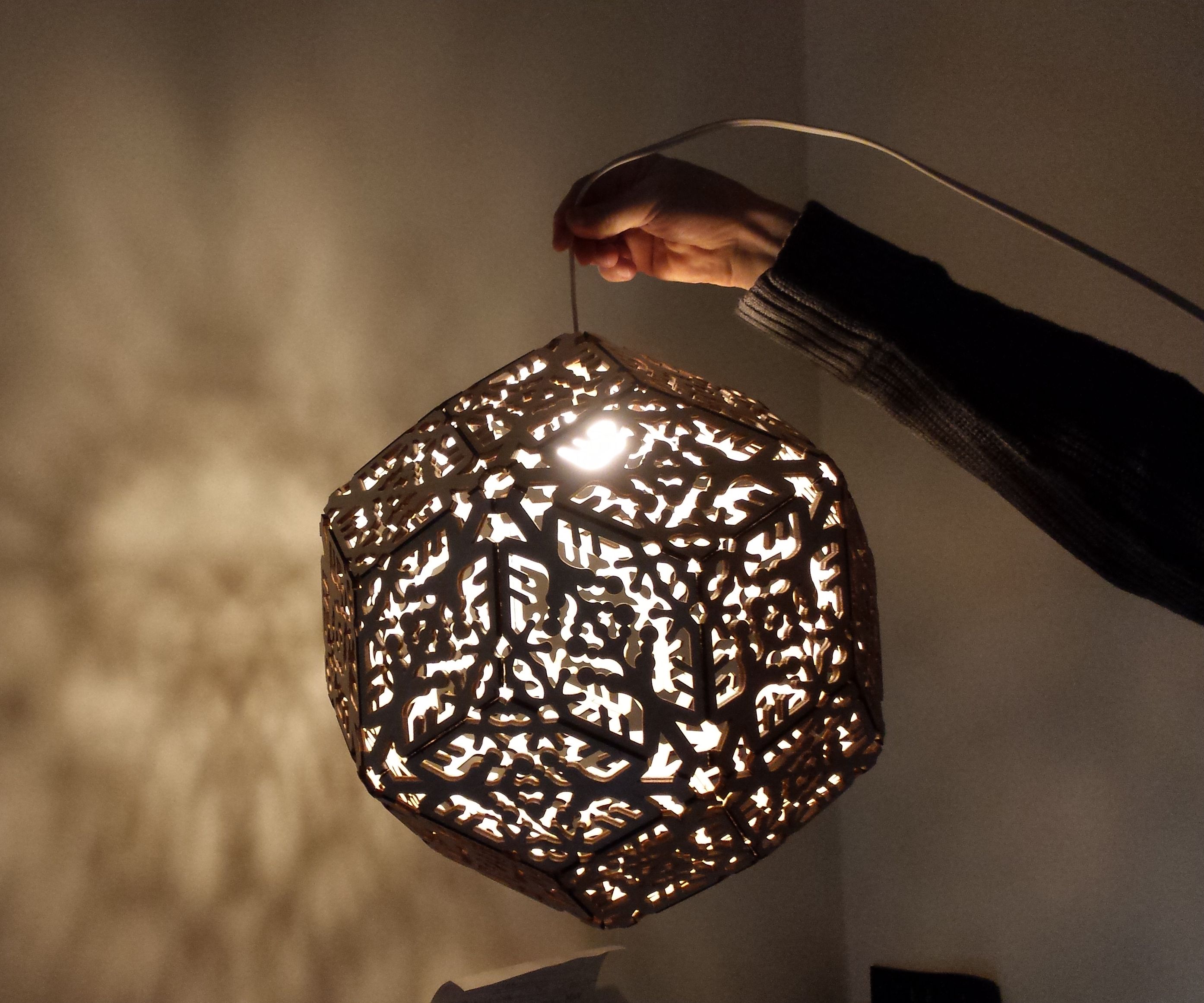 Icosahedron Lamp