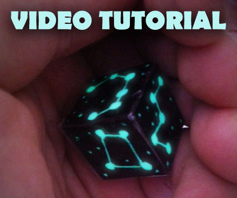 Glow in the Dark Constellation Dice - NOW WITH VIDEO!