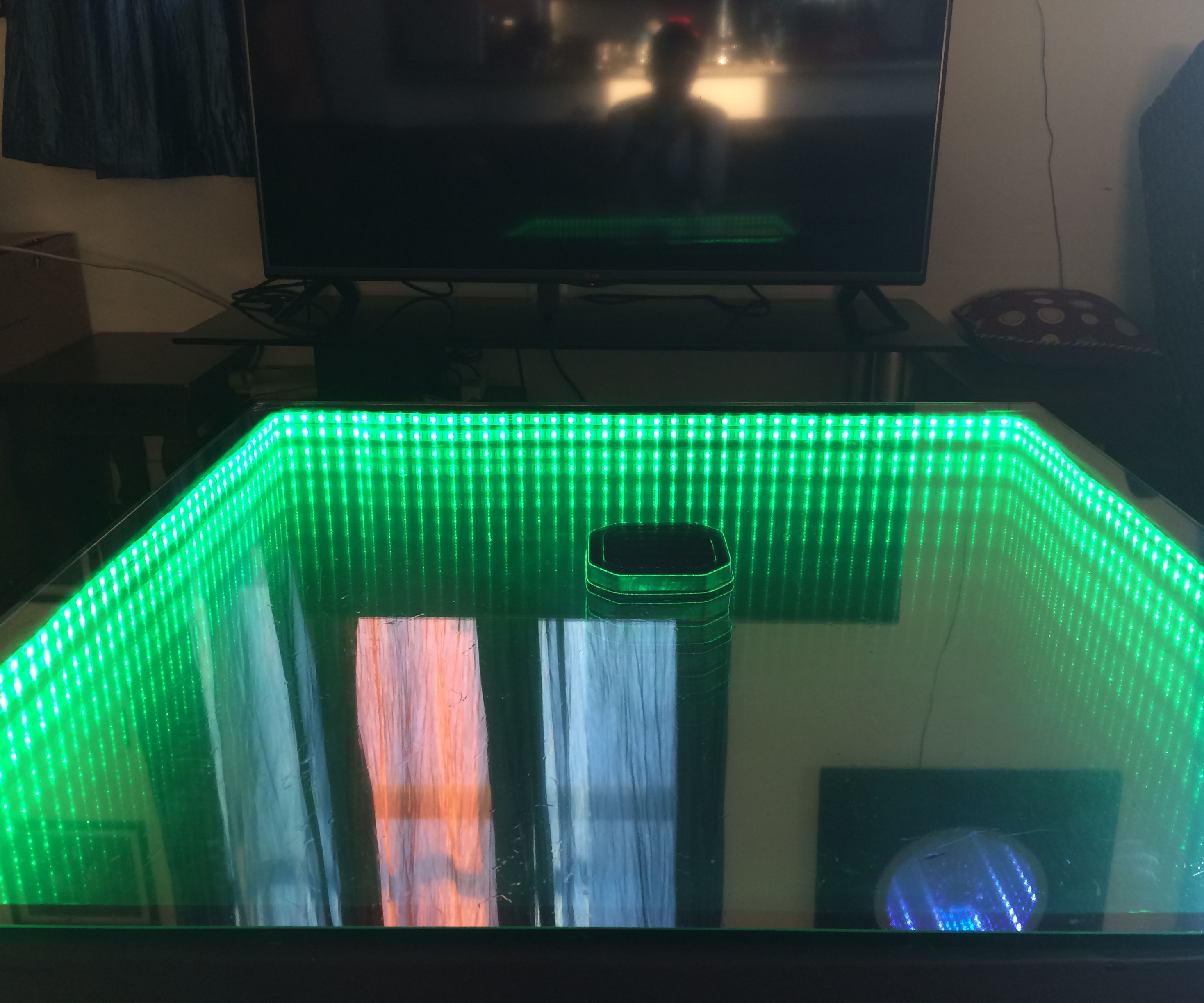 Infinity Mirror Table - the Easy Version