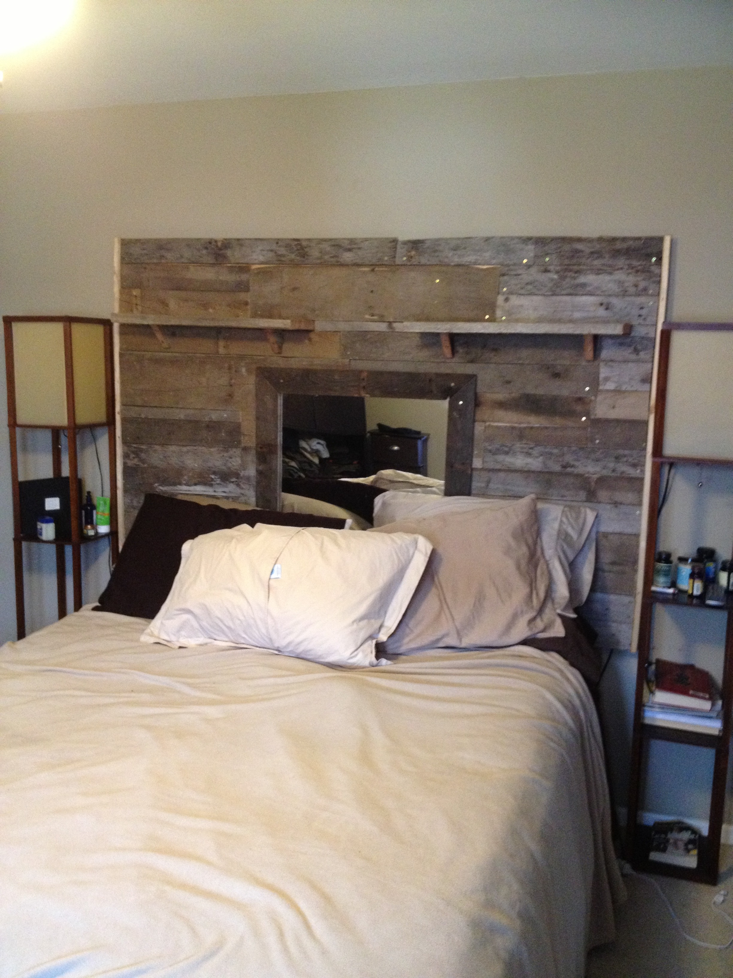 Reclaimed Pallet Headboard