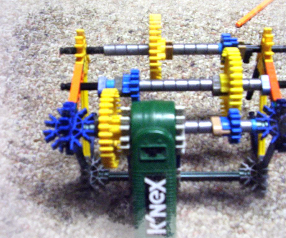 The K'nex 3 Speed Gearbox