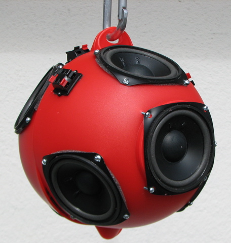 Low-cost Spherical Speaker Array