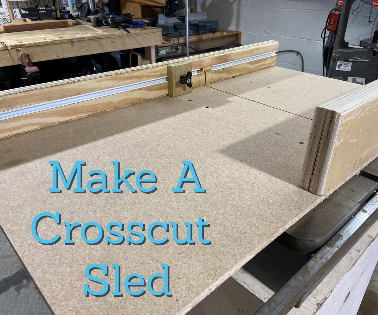 Table Saw Crosscut Sled With...IKEA Hardware??