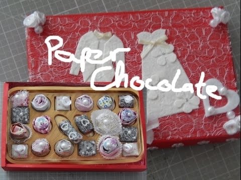 &amp;deg;Tutorial&amp;deg; Paper Chocolate Wedding Gift - english