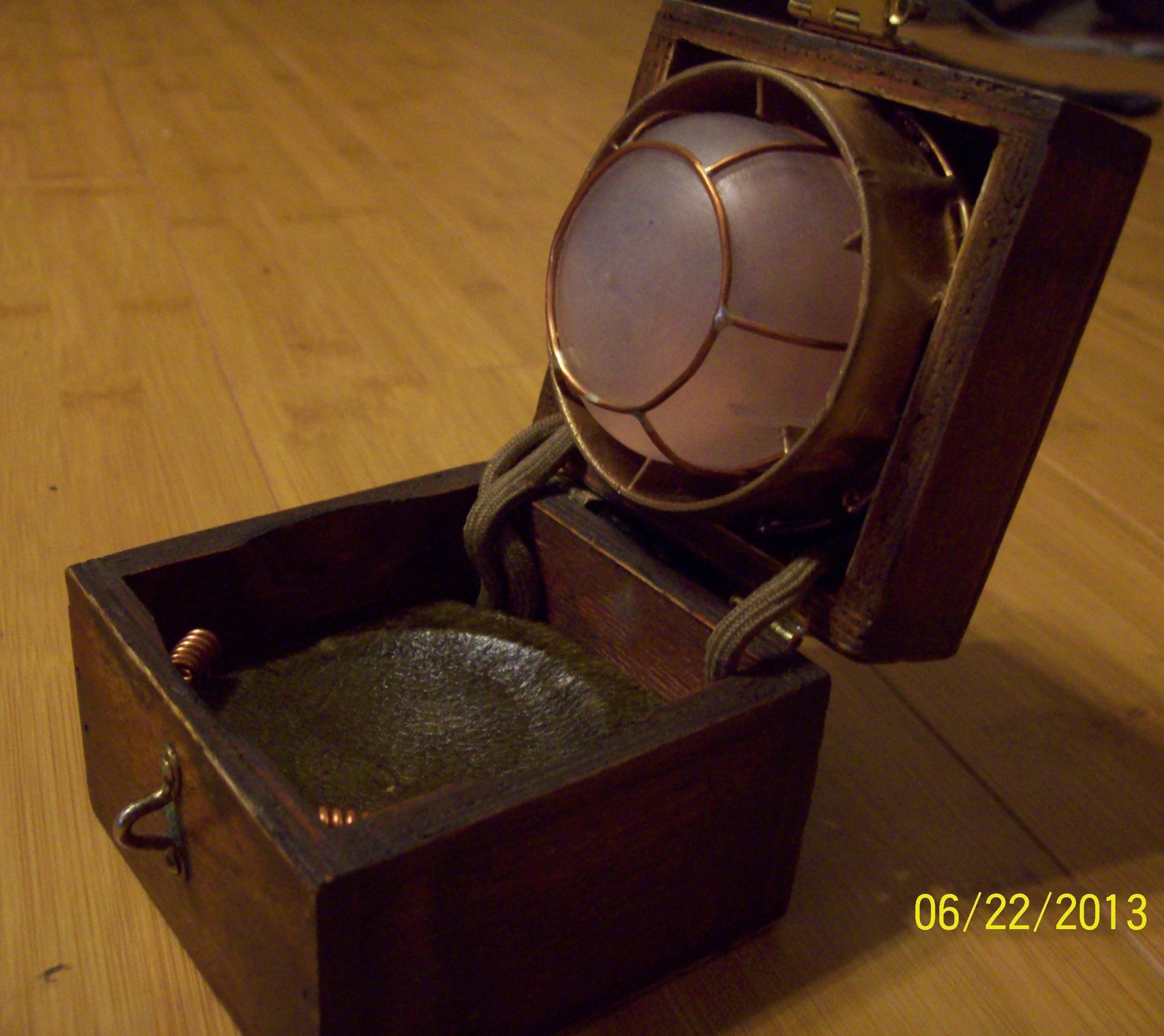 Steampunk Box Lamp