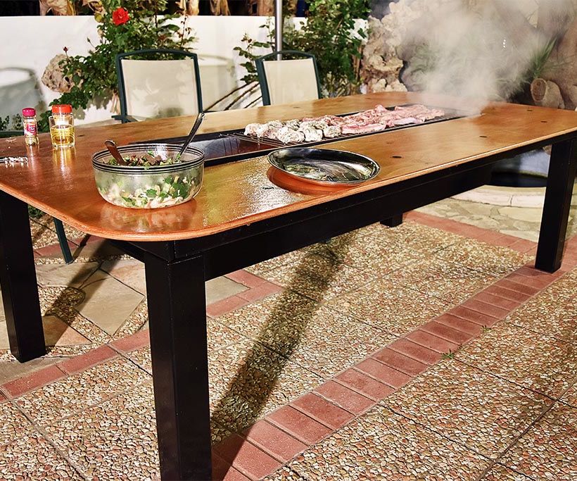 DIY Barbecue Table