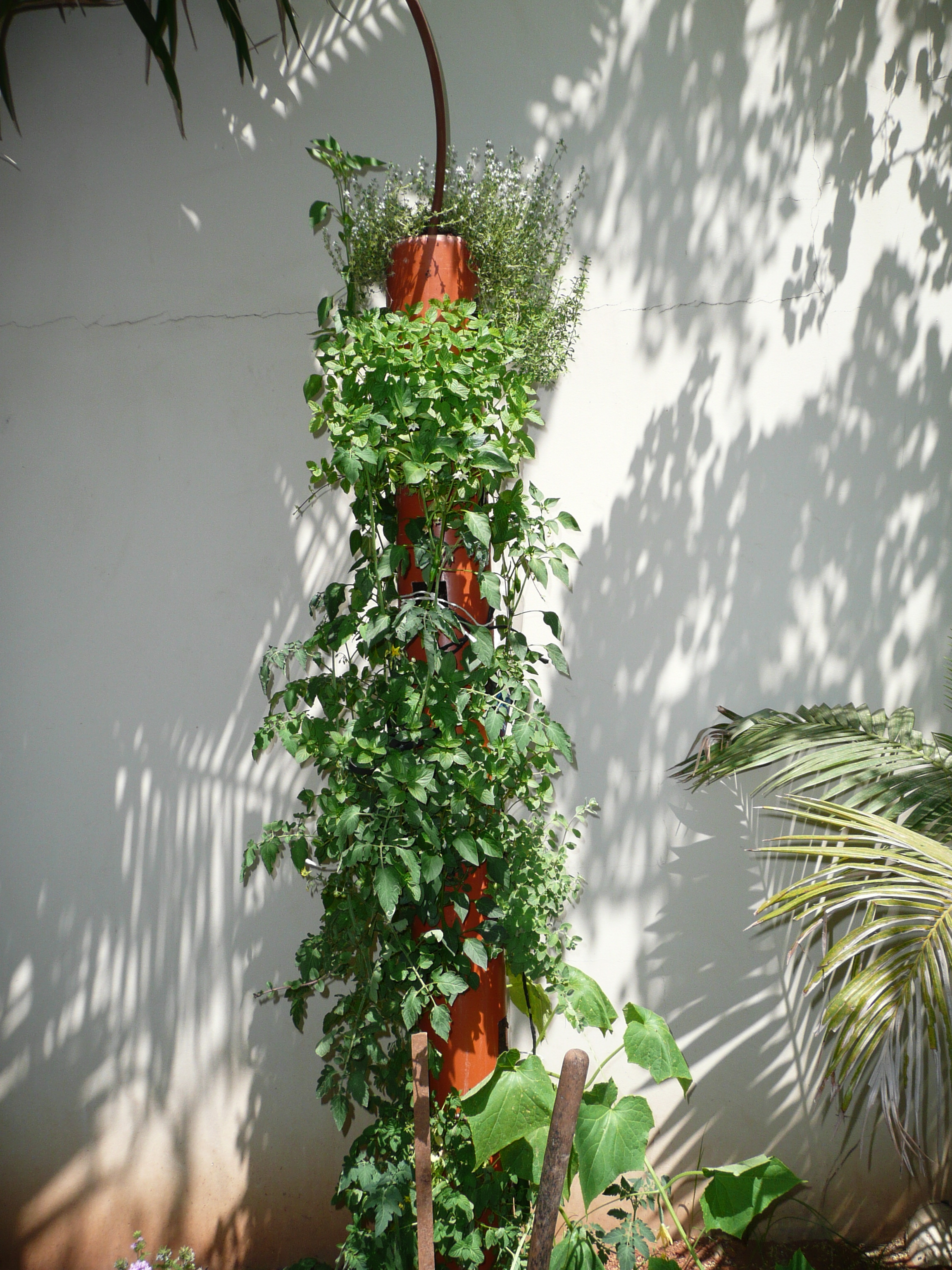 DIY Organic Vertical Planter