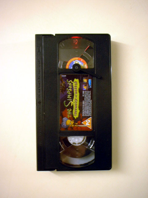 VHS Cassette Clock