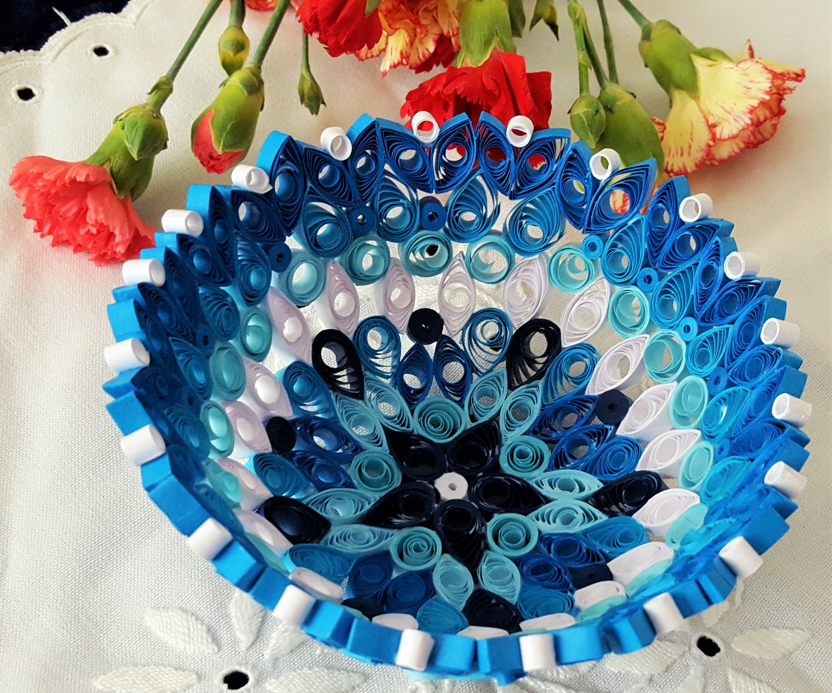 How It Is Made: Quilled Paper Bowl