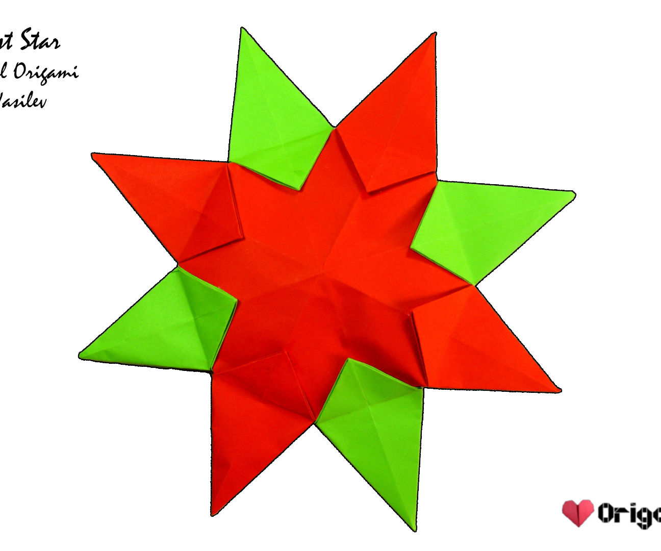 Origami Sunburst Star Video Tutorial