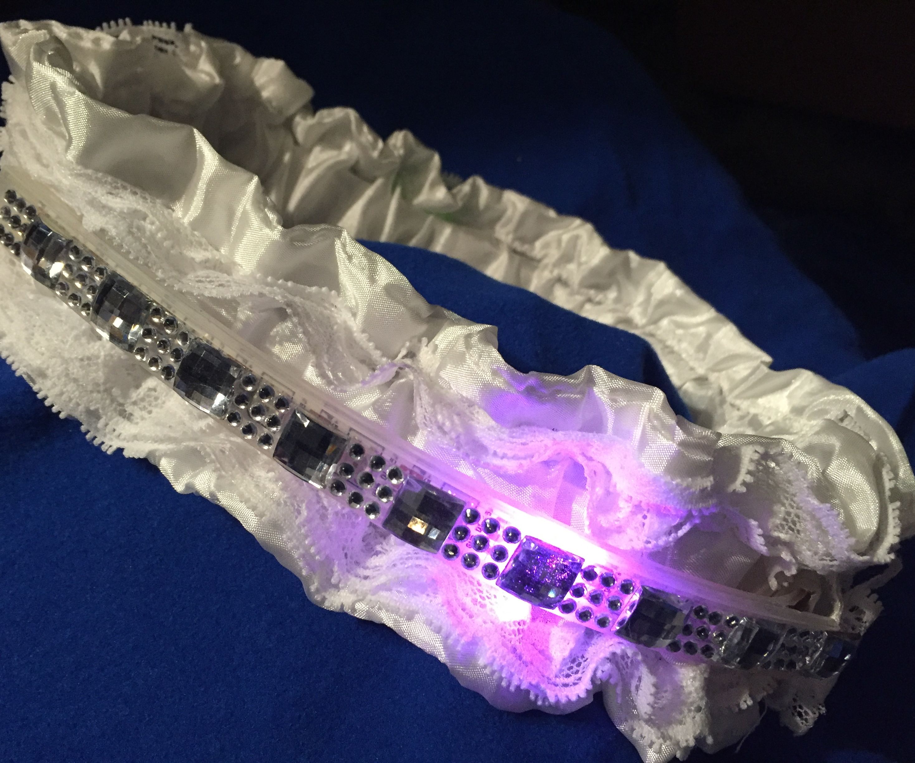 Neopixel Blinky Bling Wedding Garter