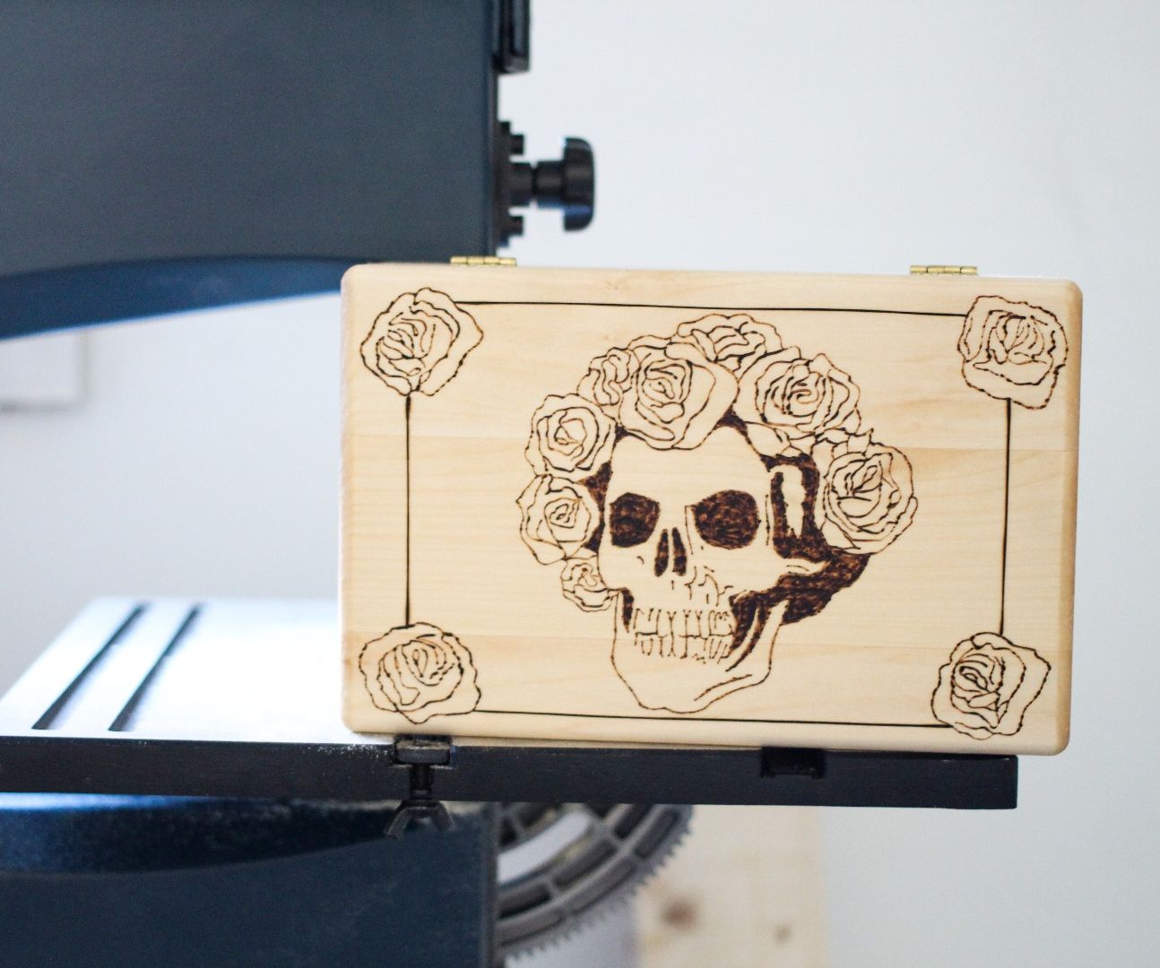 Grateful Dead Woodburned Box