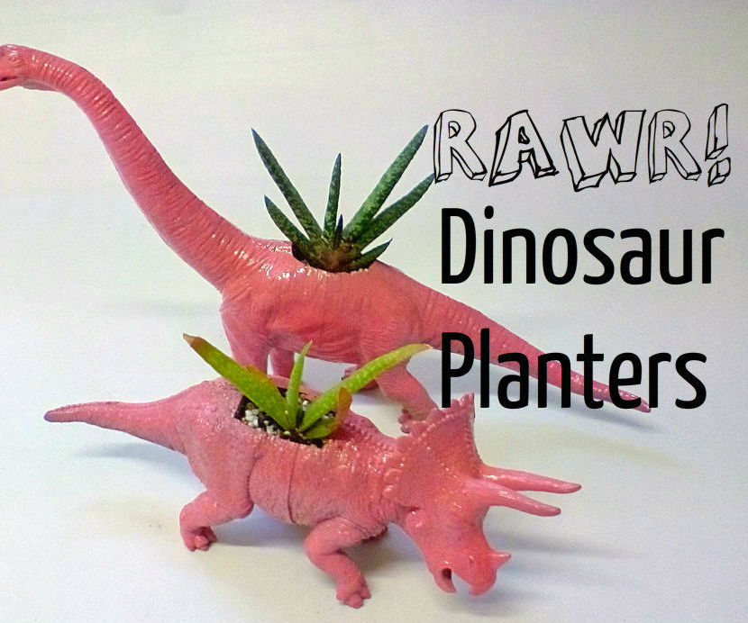 Dinosaur Planters