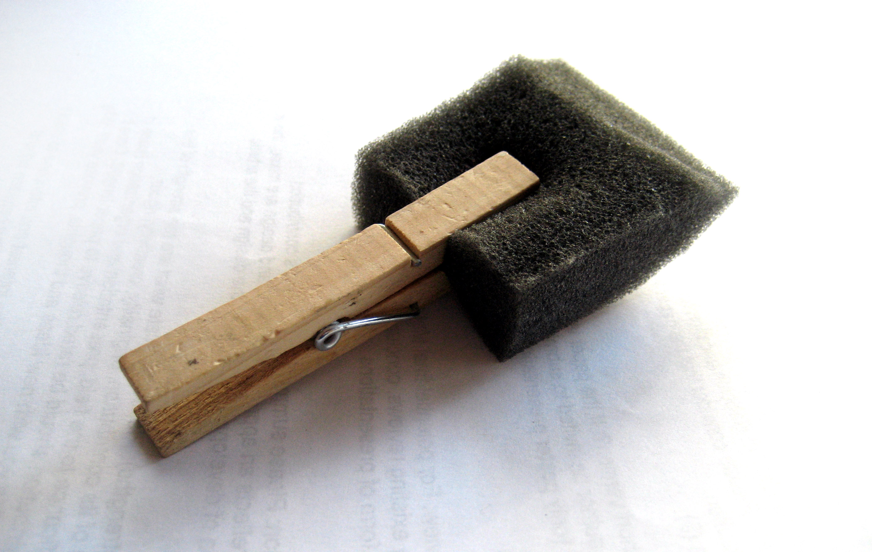 Do-it-yourself Foam Brush