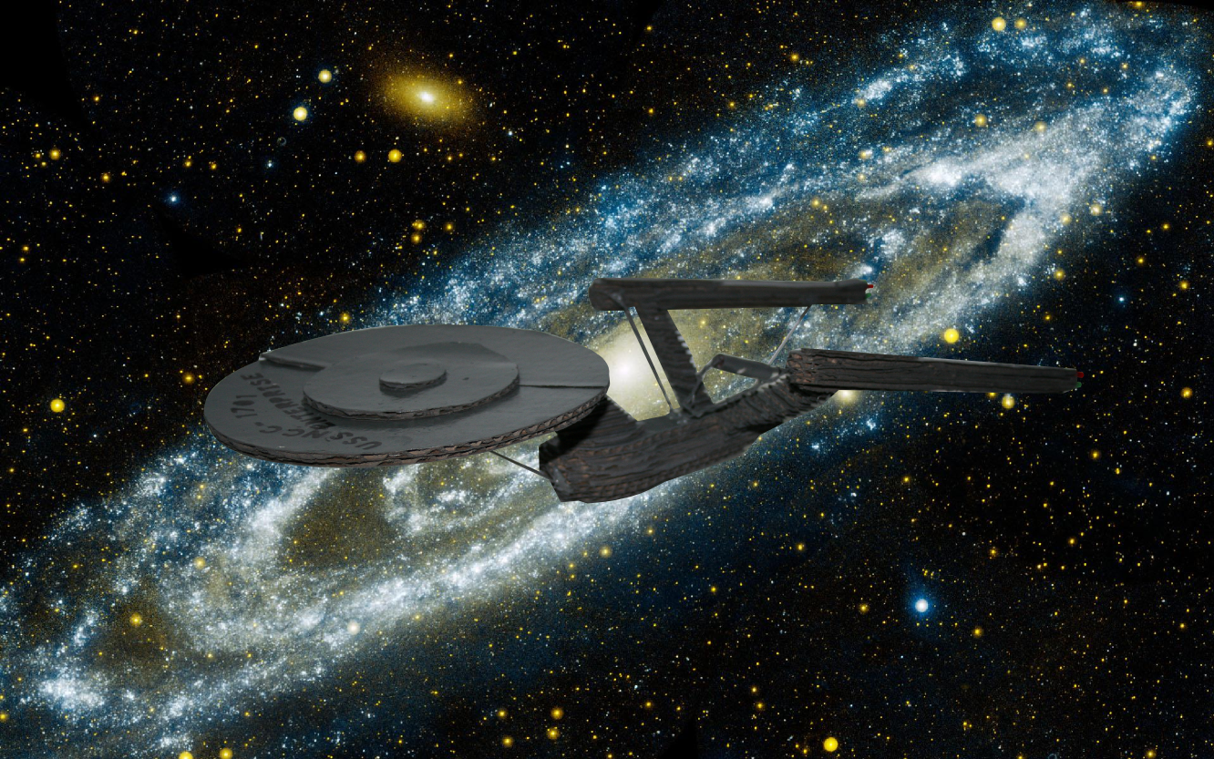 USS Enterprise Using 123D Make