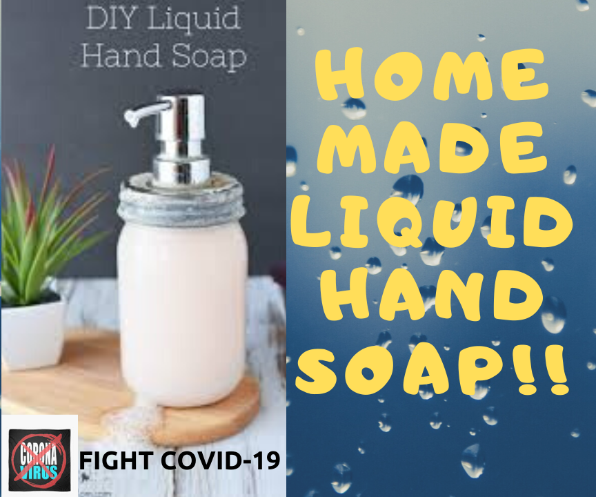 How to Make Liquid Hand Soap at Home!!!!!