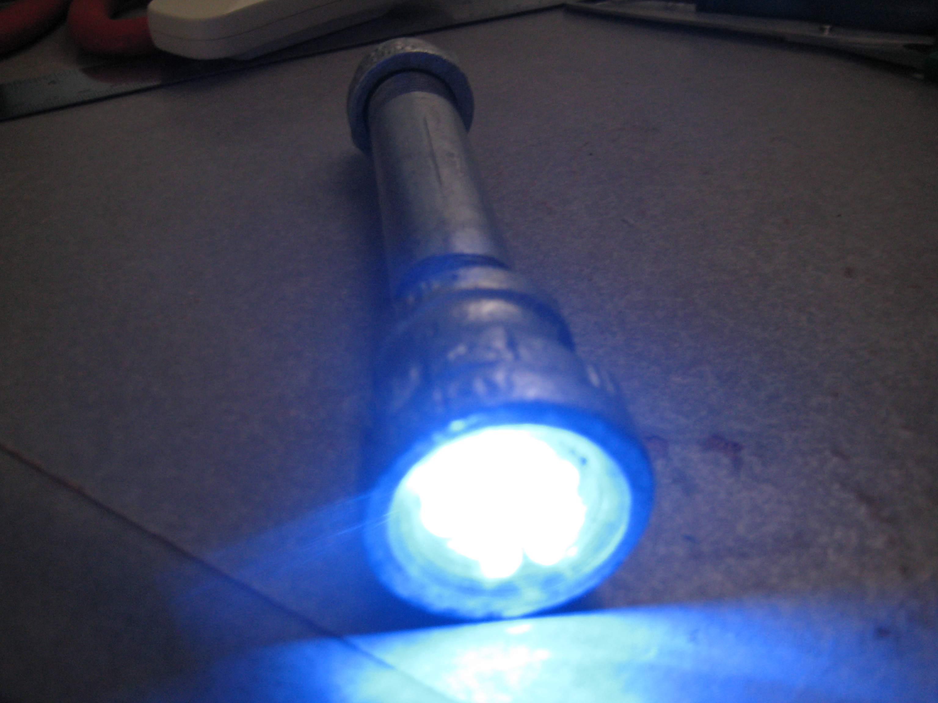 Gas Pipe Flashlight